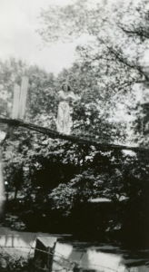 People posing with bridges