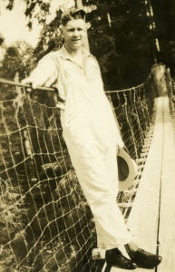 People posing with bridges