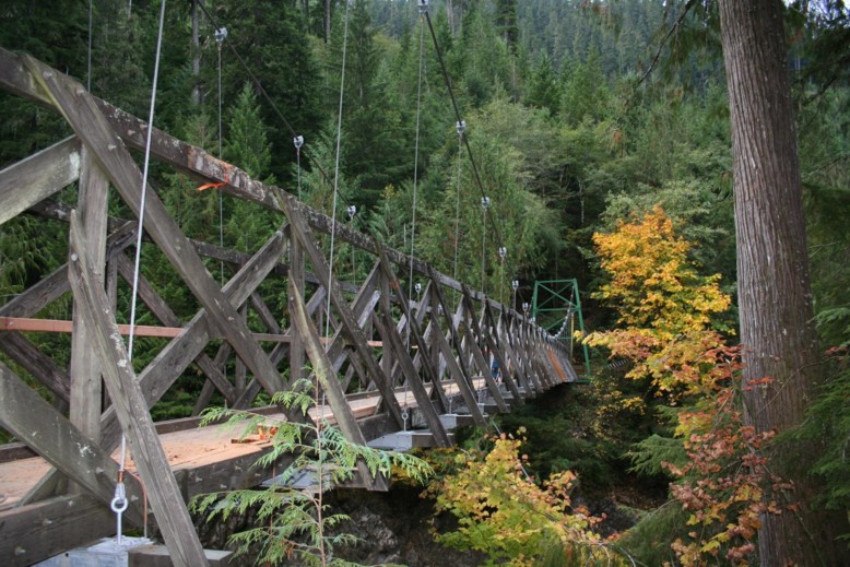 Bridgemeister - Blowout Creek Suspension Footbridge